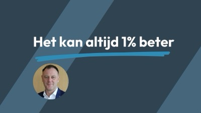 1% beter