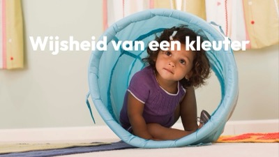 Wijsheid van een kleuter