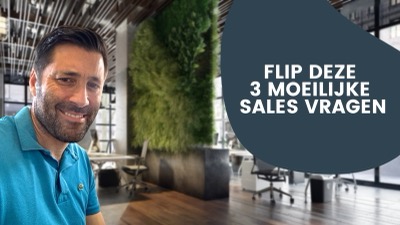 3 moeilijke sales vragen