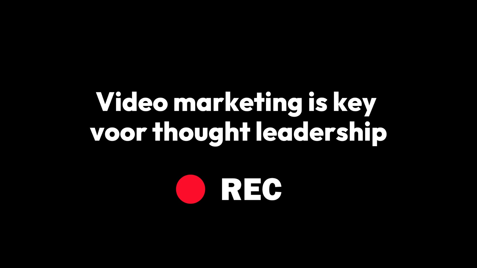 video en thought leadership